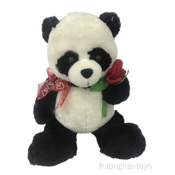 Peluche ours panda saint valentin